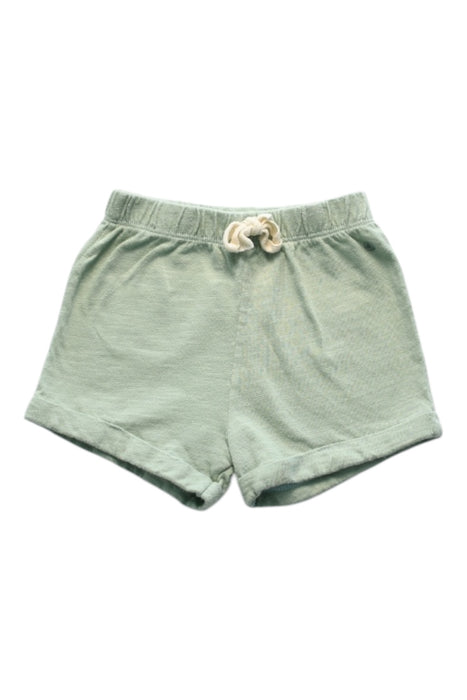 A Green Shorts from Petit Bateau in size 12-18M for boy. (Front View)