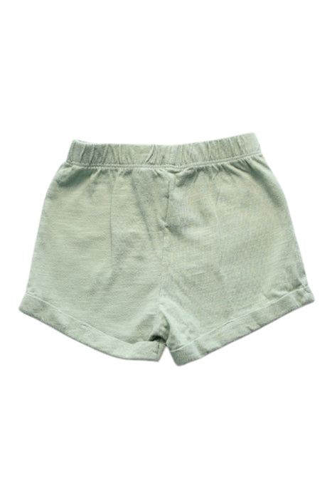 A Green Shorts from Petit Bateau in size 12-18M for boy. (Back View)