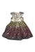 A Multicolour Sleeveless Dresses from Seed in size 5T for girl. (Front View)