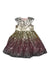 A Multicolour Sleeveless Dresses from Seed in size 5T for girl. (Front View)
