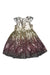 A Multicolour Sleeveless Dresses from Seed in size 5T for girl. (Back View)