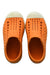 A Orange Sneakers from Native Shoes in size 4T for girl. (Back View)