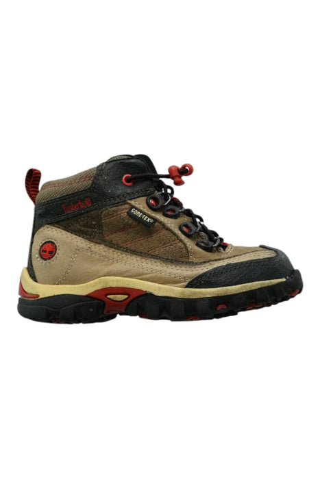 A Multicolour Casual Boots from Timberland in size 4T for girl. (Front View)