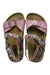 A Multicolour Sandals from Colors of California in size 4T for girl. (Back View)