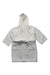 A White Bathrobes from The Little White Company in size 4T for girl. (Front View)