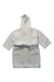 A White Bathrobes from The Little White Company in size 4T for girl. (Front View)
