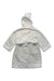 A White Bathrobes from The Little White Company in size 4T for girl. (Back View)