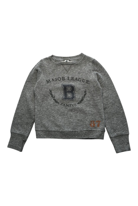 A Grey Crewneck Sweatshirts from Bonpoint in size 6T for boy. (Front View)