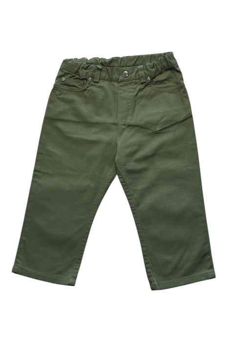 A Green Casual Pants from Dior Kids in size 18-24M for boy. (Front View)