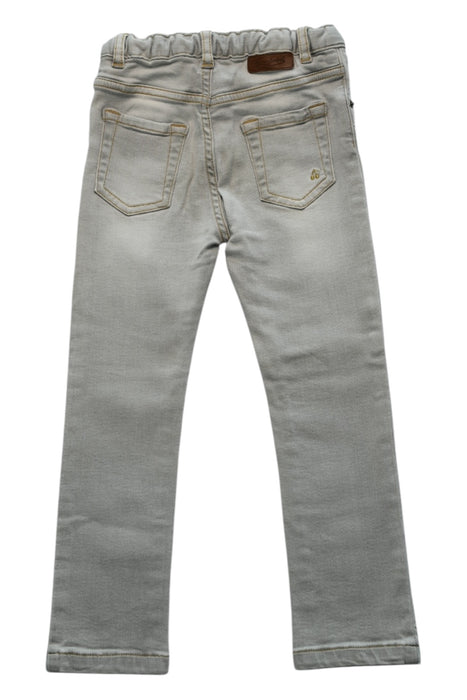 A Grey Jeans from Bonpoint in size 3T for girl. (Back View)