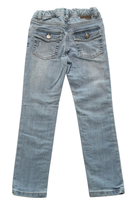 A Blue Jeans from Bonpoint in size 4T for girl. (Back View)