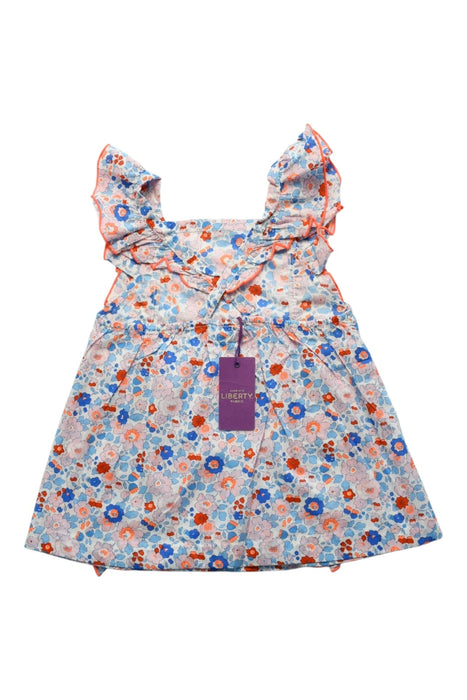 A Multicolour Sleeveless Tops from Jacadi in size 8Y for girl. (Back View)