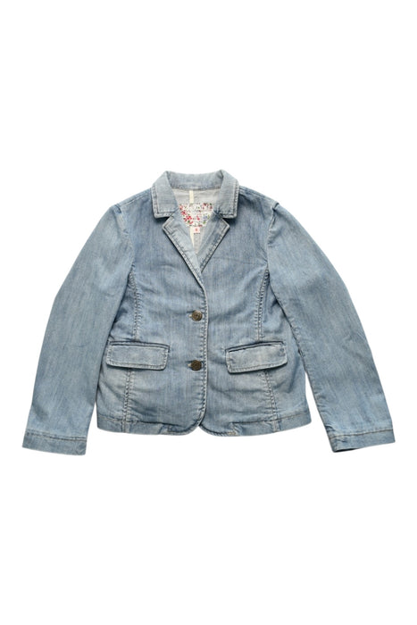 A Blue Blazers from Bonpoint in size 6T for girl. (Front View)