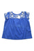 A Blue Short Sleeve Tops from Bonpoint in size 3T for girl. (Front View)