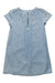 A Blue Short Sleeve Dresses from Monoprix in size 5T for girl. (Back View)