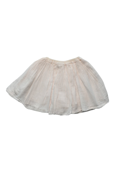 A Ivory Mid Skirts from Bonton in size 4T for girl. (Back View)