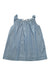 A Blue Sleeveless Dresses from Bonpoint in size 4T for girl. (Front View)