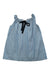 A Blue Sleeveless Dresses from Bonpoint in size 4T for girl. (Back View)