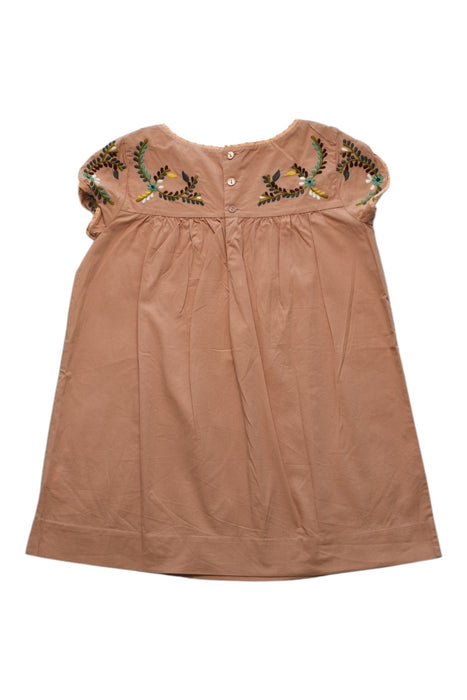 A Multicolour Short Sleeve Dresses from Bonpoint in size 4T for girl. (Back View)