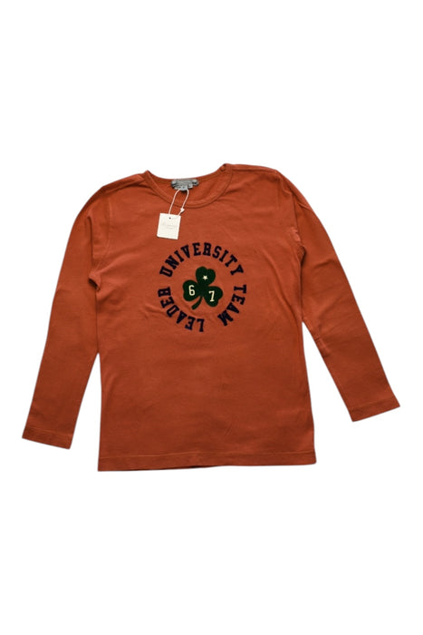 A Orange Long Sleeve T Shirts from Bonpoint in size 6T for boy. (Front View)