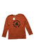 A Orange Long Sleeve T Shirts from Bonpoint in size 6T for boy. (Front View)