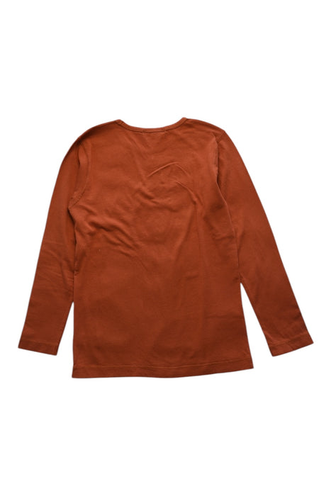 A Orange Long Sleeve T Shirts from Bonpoint in size 6T for boy. (Back View)
