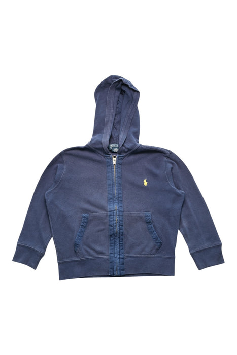 A Navy Hooded Sweatshirts from Polo Ralph Lauren in size 3T for boy. (Front View)