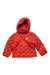 A Red Puffer/Quilted Coats & Outerwear from Moncler in size 2T for girl. (Front View)