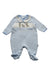 A Blue Onesies from Jojo Maman Bébé in size 3-6M for boy. (Front View)