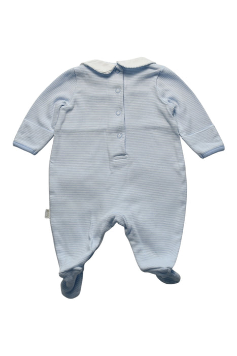 A Blue Onesies from Jojo Maman Bébé in size 3-6M for boy. (Back View)