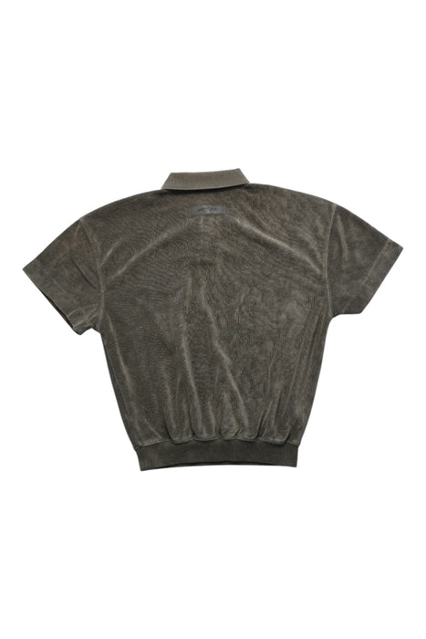 A Grey Short Sleeve Polos from Fear of God Essentials in size 5T for boy. (Back View)