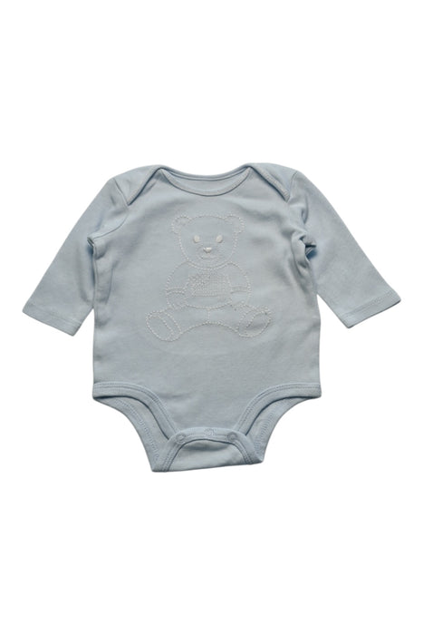 A Blue Long Sleeve Bodysuits from Ralph Lauren in size 0-3M for boy. (Front View)
