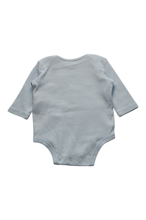 A Blue Long Sleeve Bodysuits from Ralph Lauren in size 0-3M for boy. (Back View)