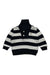 A Navy Buttoned Sweatshirts from Ralph Lauren in size 6-12M for boy. (Front View)