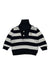 A Navy Buttoned Sweatshirts from Ralph Lauren in size 6-12M for boy. (Front View)