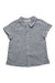 A Blue Short Sleeve Shirts from Mayoral in size 6-12M for boy. (Front View)