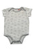 A Ivory Short Sleeve Bodysuits from Ralph Lauren in size 0-3M for neutral. (Front View)