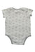A Ivory Short Sleeve Bodysuits from Ralph Lauren in size 0-3M for neutral. (Back View)
