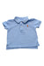 A Blue Short Sleeve Polos from Ralph Lauren in size 6-12M for boy. (Front View)