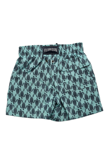 A Teal Swim Shorts from Vilebrequin in size 4T for boy. (Back View)