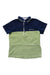 A Navy Short Sleeve Polos from Tutto Piccolo in size 4T for boy. (Front View)