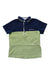 A Navy Short Sleeve Polos from Tutto Piccolo in size 4T for boy. (Front View)