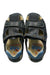 A Black Sandals from Pablosky in size 4T for boy. (Back View)