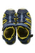 A Blue Sandals from Geox in size 4T for boy. (Back View)