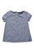 A Blue Short Sleeve Tops from Jacadi in size 8Y for girl. (Back View)