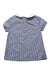 A Blue Short Sleeve Tops from Jacadi in size 8Y for girl. (Back View)