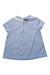 A Blue Short Sleeve Shirts from Jacadi in size 8Y for girl. (Back View)