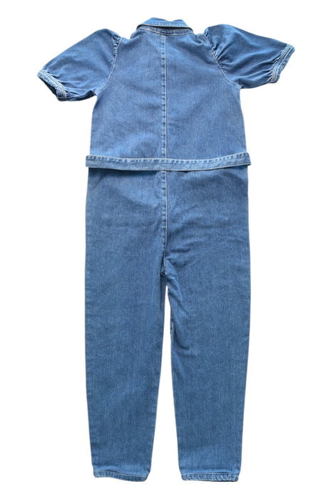 A Blue Short Sleeve Jumpsuits from Mini Rodini in size 11Y for girl. (Back View)
