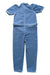 A Blue Short Sleeve Jumpsuits from Mini Rodini in size 11Y for girl. (Back View)