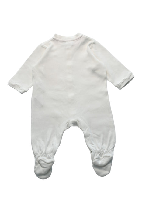 A White Onesies from Emporio Armani in size 6-12M for girl. (Back View)